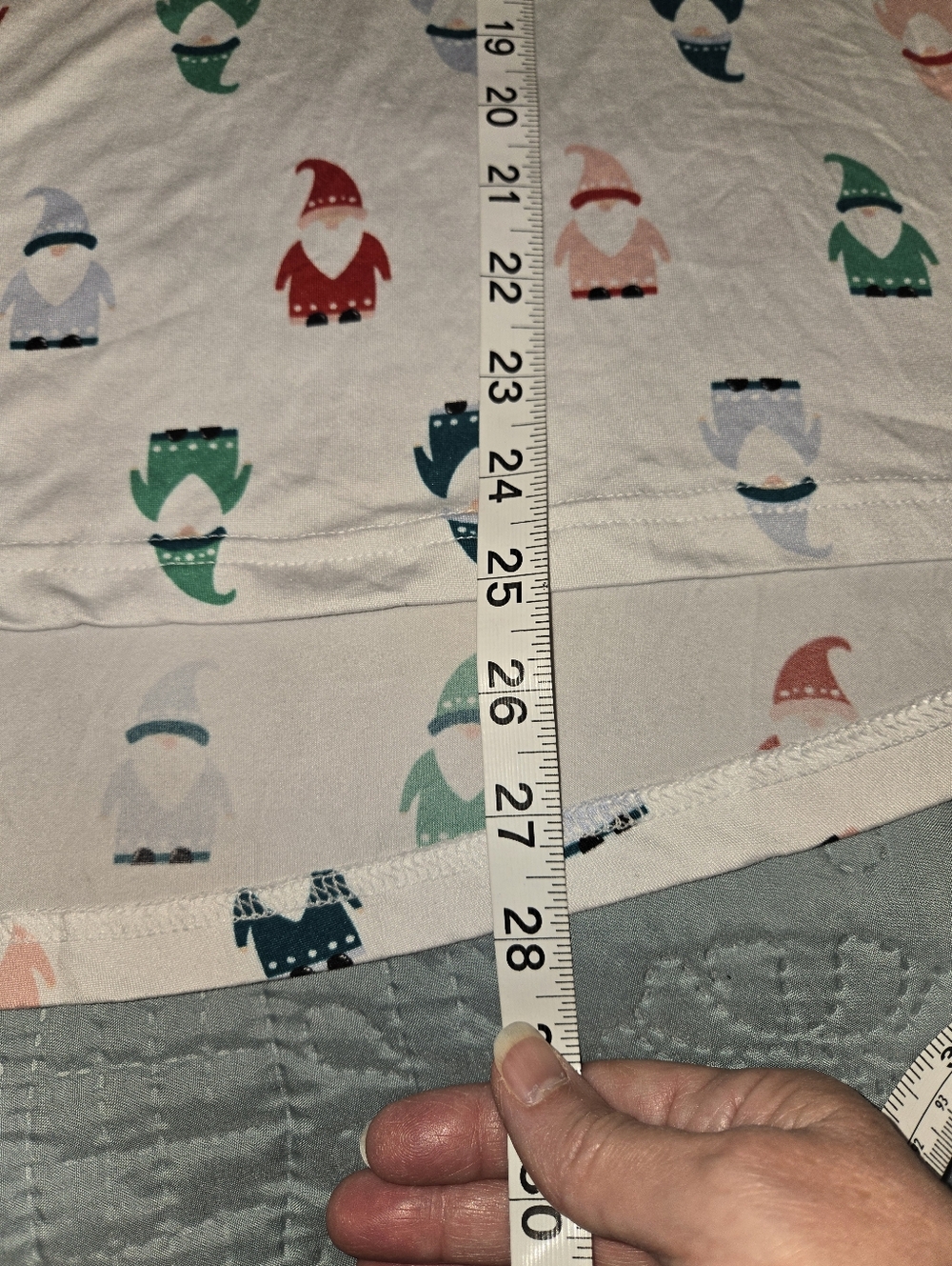 Joyspun Women's XL Holiday Gnome Pajama Set - Multi-Color Print - Picture 10 of 12